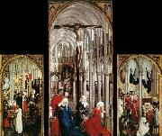 Seven Sacraments Altarpiece WEYDEN, Rogier van der